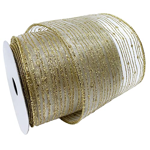 Ruban scintillant doré Morex Ribbon nœud cadeau anniversaire