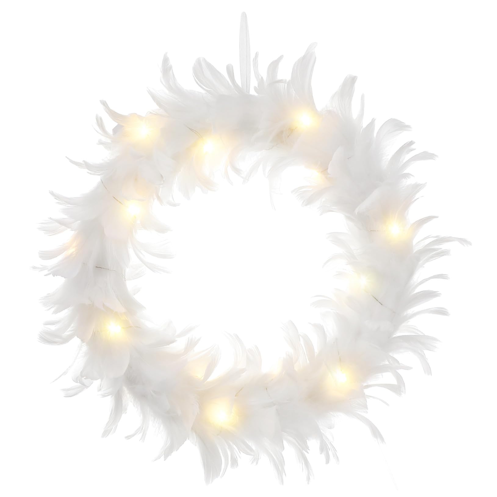 Couronne lumineuse LED le cadeau de mariage et de Noël idéal à suspendre