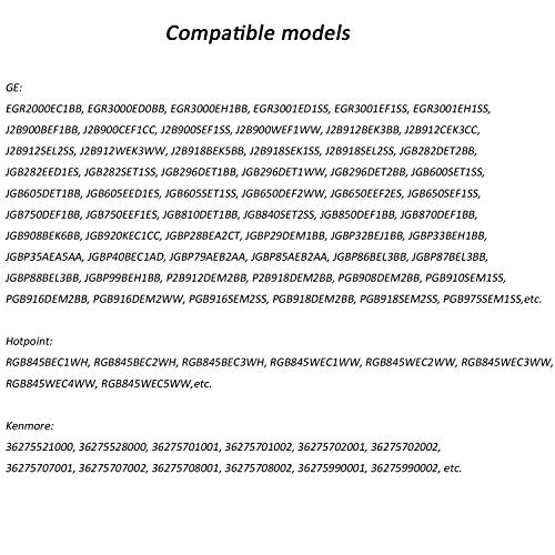 Pack Of 16 Compatible With Ge Wb2K101 Gas Range Burner Grate Feet, Rubber, Foot For General Electric Wb02T10461 Ap2622260 Ps241358 By Wadoy #TOP6