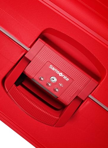 Samsonite S'Cure - Spinner M Koffer, M (69 cm), 79 L, Rot (Crimson Red)