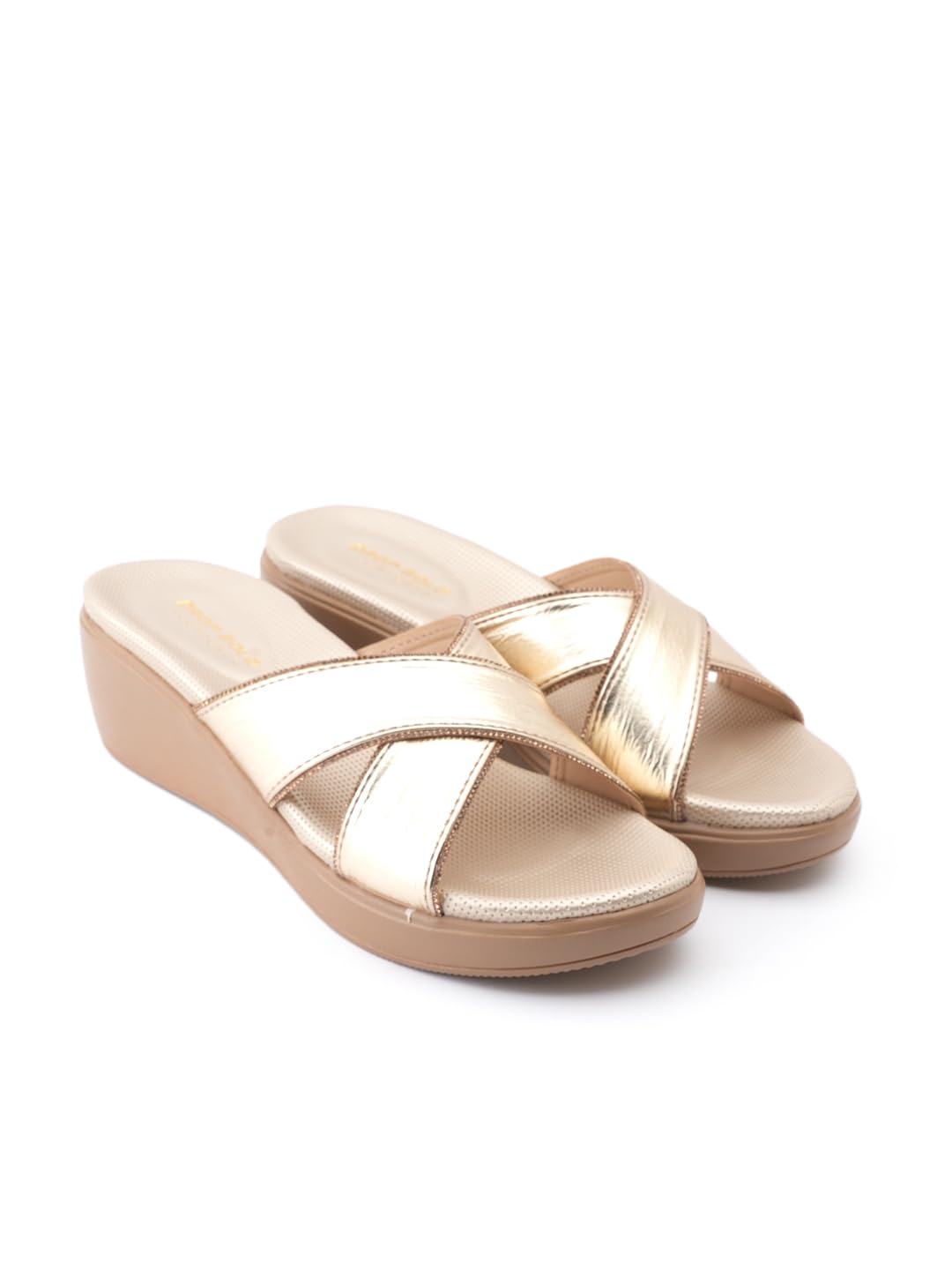 TEXTURED OPEN TOE FLATS WITH BUCKLE DETAIL FOR WOMEN-image-19
