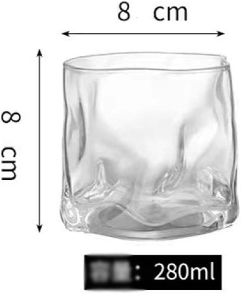 Large Coffee Mug Glass Creative Bar Glass Soju Glass Beer Glass Household Water Glass Housewarming (Color : C)