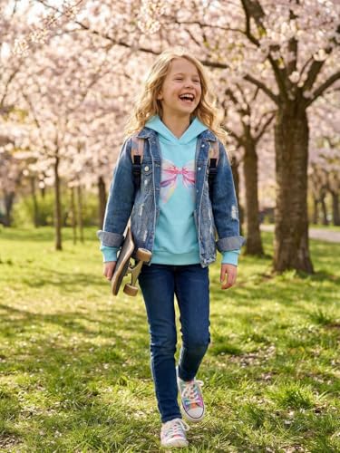 Image of WELAKEN Sweatshirts for Girls Toddler & Kids II Little Girl's Pullover Tops Sweaters & Hoodies