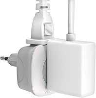 Vista 5 de VINTAR International - Paquete de 3 adaptadores de enchufe de viaje europeos, adaptador de enchufe de alimentación internacional con 2 salidas