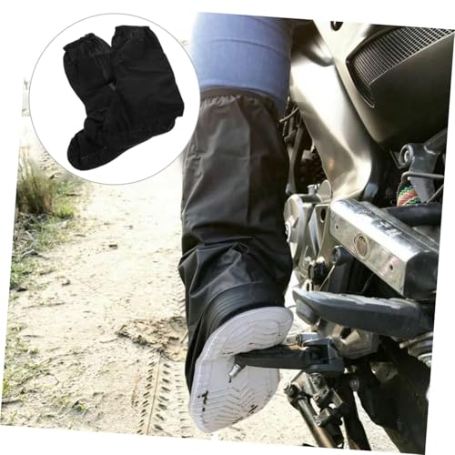 Cubiertas impermeables para zapatos unisex BESPORTBLE, 1 par, diseño de tubo alto para días lluviosos, reforzadas miniatura 5