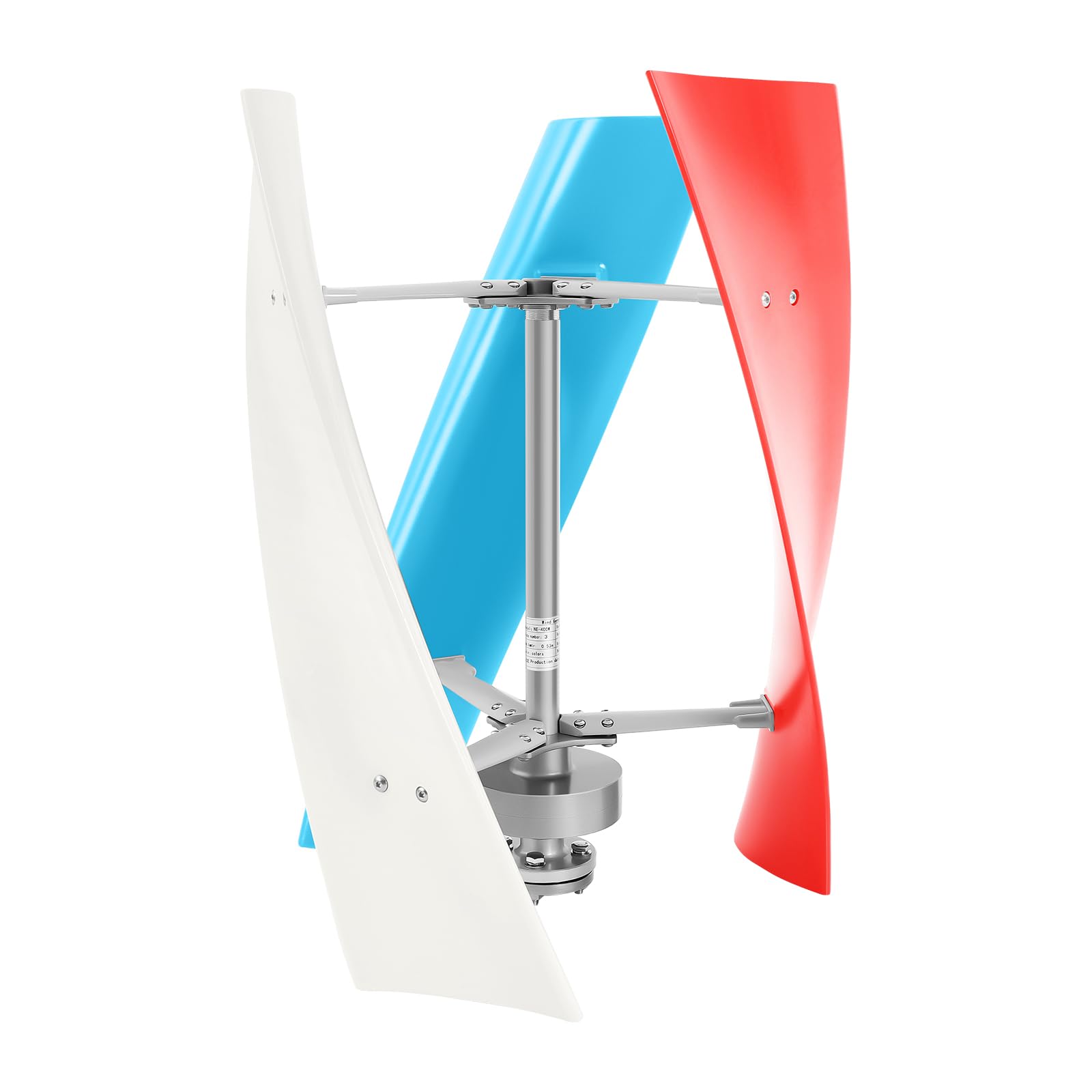Générateur d'éolienne 400W 24V 3 pales hélicoïdales Générateur d'énergie éolienne à axe vertical Éolienne à turbine éolienne avec contrôleur