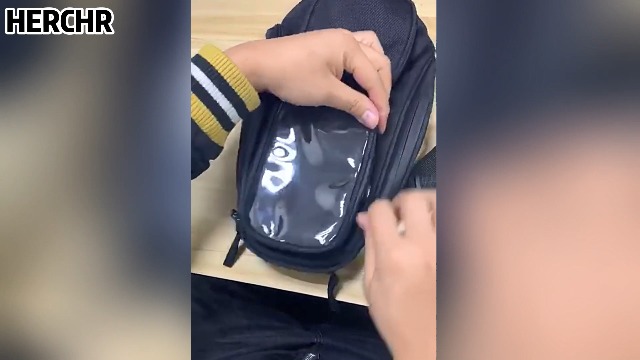 Borsa da serbatoio per moto impermeabile - Borsa da serbatoio per moto magnetica, Tessuto Oxford spesso, Ampio spazio per piccoli oggetti