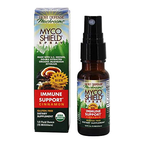 MycoShield Spray Cinnamon Fungi Perfecti/Host Defense 0.5 fl oz Liquid
