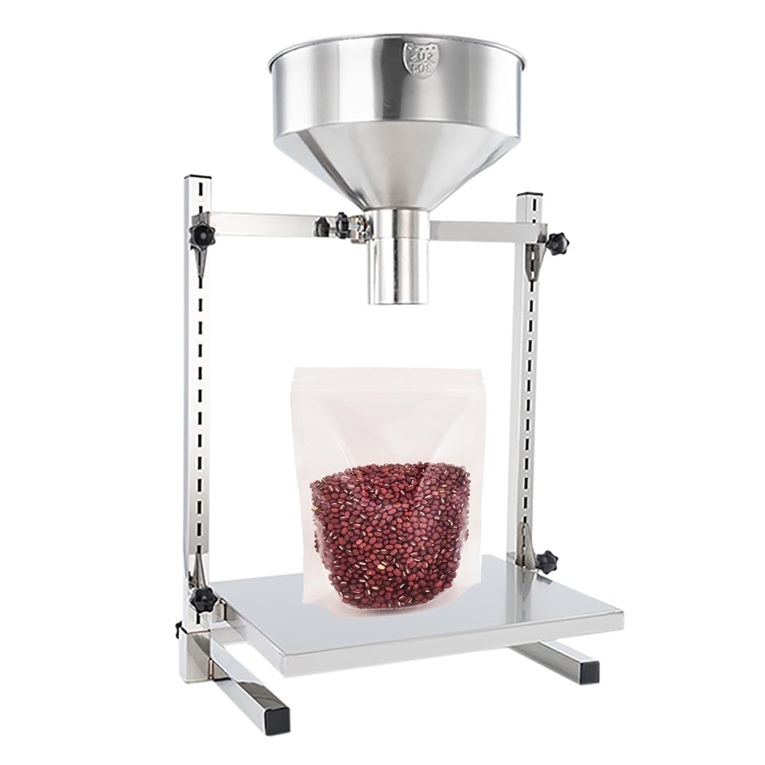 Dosiertrichter Mit Großem Durchmesser, Stützständer Und Hebeplattform, Manuelle Weithals-abfüllmaschine Für Pulver, Pasten, Flüssigkeiten Und Granulate 7cm