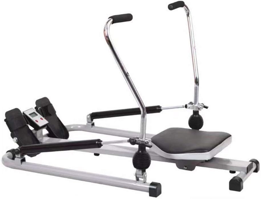 Foldable Rowing Machines Foldable Sit Up Bench Fitness Resistance Rowing Machine Household Rowing Machine Sports Training Device Arm Force Device Multifunctional Hydraulic Supine up Exercise