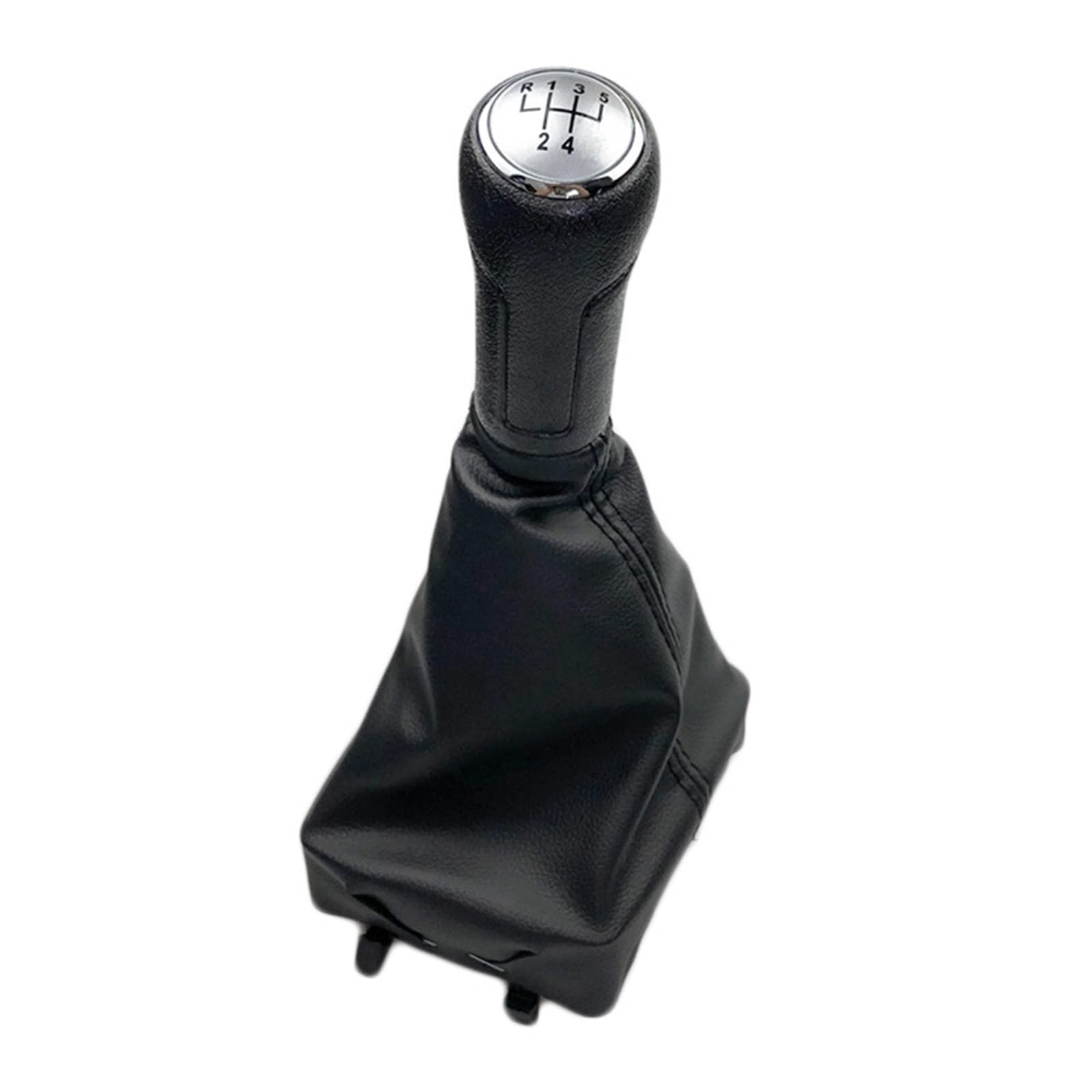 Rbevcrr Car Shift Lever Knob for VW for Polo for 9N 9N2 for GTI 2002-2009 5/6 Speed Gear Shift Knob Lever Shifter Gaiter Boot Cover Stick Shifter Pen(5 Speed B0231)