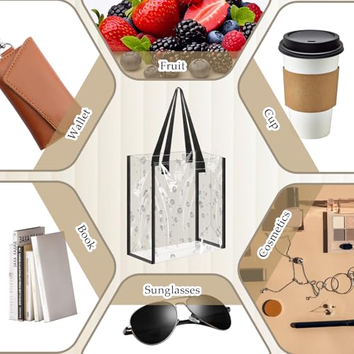 SHENLIU 20 Pack 12x12In Bolsas Clear Tote miniatura 6