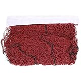 GARVALON Tragbares Badmintonnetz aus Verschleißfestem mit Kleinem Maschenbild Leichtes und Faltbares Sportnetz für Garten und Outdoor Installieren und Wiederverwendbar