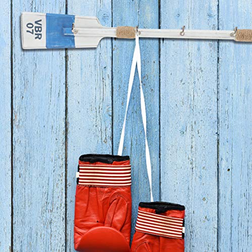 Cabilock Enfeite de Remo de Madeira Praia Remo Náutico Decorações de Suspensão de Parede para Litora