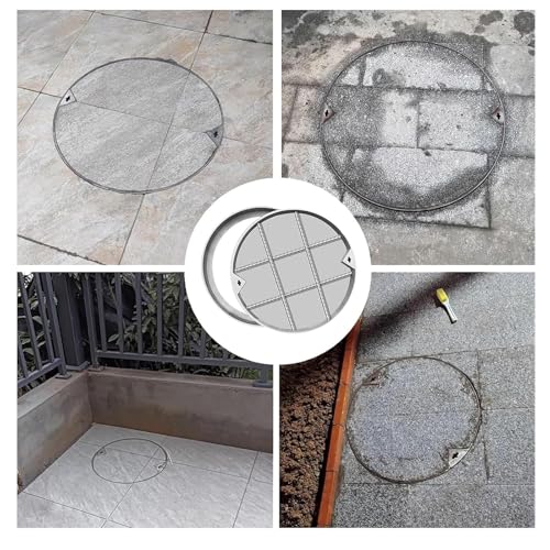 Couvercle de regard anti-rouille pour une terrasse extérieure impeccable
