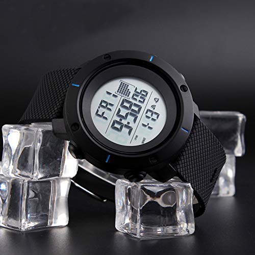 Image of Gosasa Big Face Men Digital Sports Watch Water Resistant Outdoor Easy Read Military Back Light Black Watch