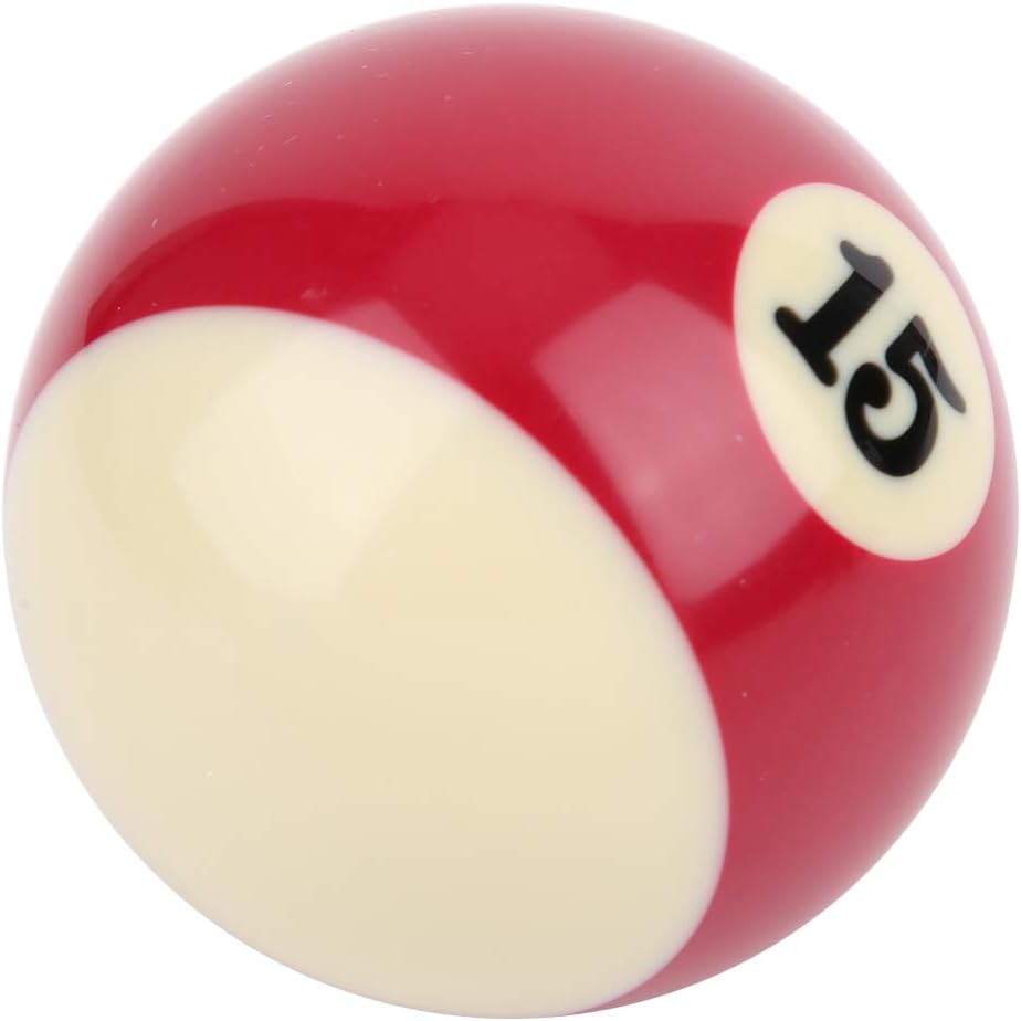 Naroote Pool Balls Billiard Set, Billiard Balls 16pcs 2.3in Resin Professional Billiard Ball Complete Set Style Billiard Ball Pool Balls for Game Rooms, Sports Games