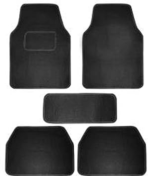 RONISH Black Fabric Car Floor Mat for Zen Estilo