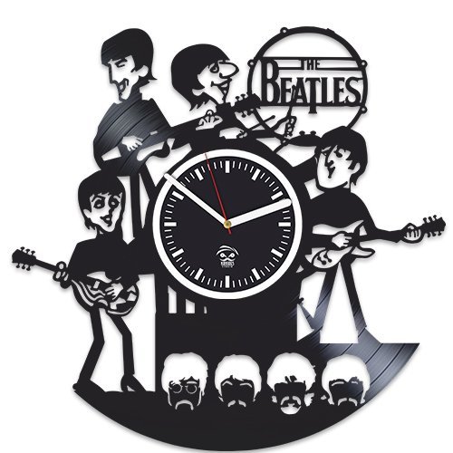Kovides Rock Music Band, The Beatle Vinyl Clock, John And Yoko Ono, Vinyl Wall Clock, Handmade, Best Gift For Fans, Vinyl Record Clock, Silent, Wall Sticker, Valentines Day Gift For Him #TOP11
