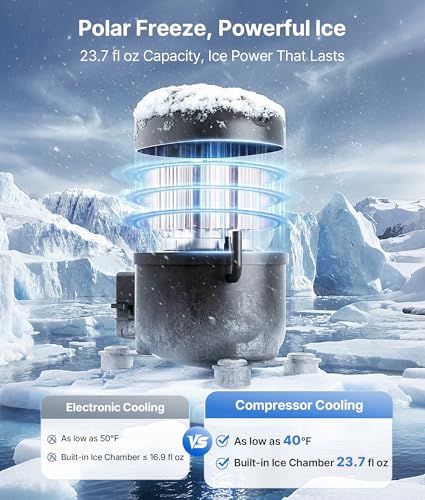 EXNOS 3-in-1 Water Dispenser with Ice Maker