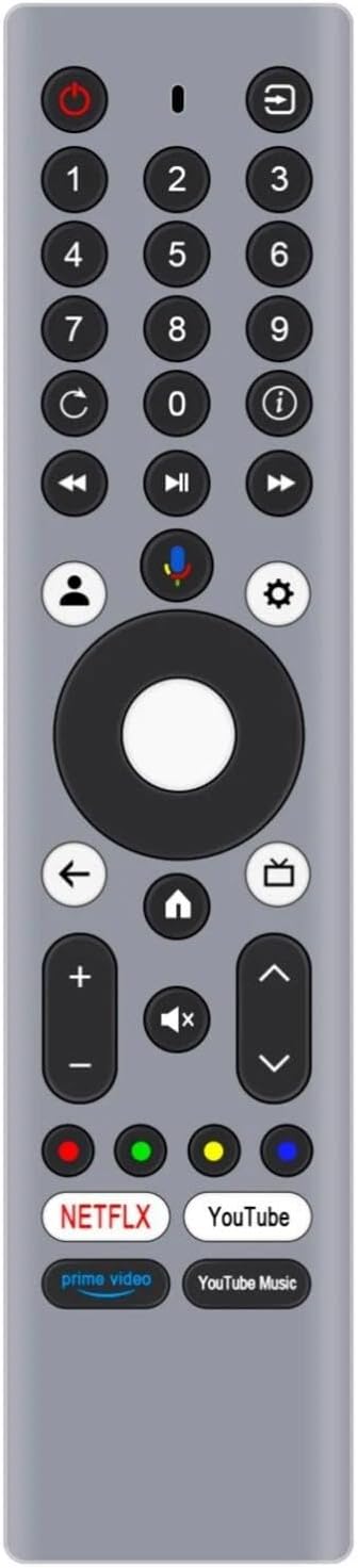 RM-C3295 TV Voice Remote Control for JVC LED LCD 4K Smart HD TV in Living Rooms or Rooms, No Programming or Pairing Needed, Replacement Remote Compatible Models: RM-C3295 RMC3295
