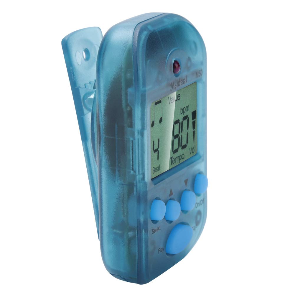 LCD Digital Metrónomo Portátil Clip-On Beat Tempo para Piano, Violín, Guitarra, Tambor de Trampa