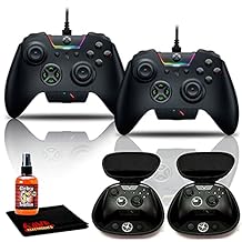 Razer Wolverine Ultimate Wired Gaming Controller Black - Two Pack Bundle with 6Ave Cleaning Kit - For PC, Xbox One, and Xbox Series X