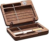 ★ Conveniente para llevar: portátil para ocasiones como conciertos, etc. Esta pitillera portátil es pequeña, ligera, fácil de transportar y no ocupa espacio.