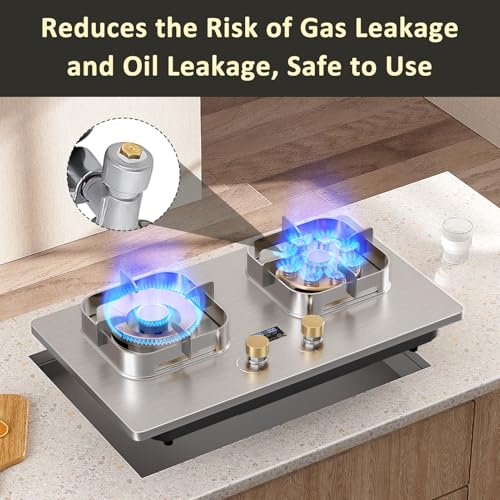 10 Stück Butangasdüsen Universal Set für LPG Propan Butan Brenner, Messing Universal-Gasdüsen-Einspritzdüsen M6x0.75 Gewinde 0.5 0.65 0.7 0.87 0.95 mm, für Gaskochfeld Campingkocher Gasherd
