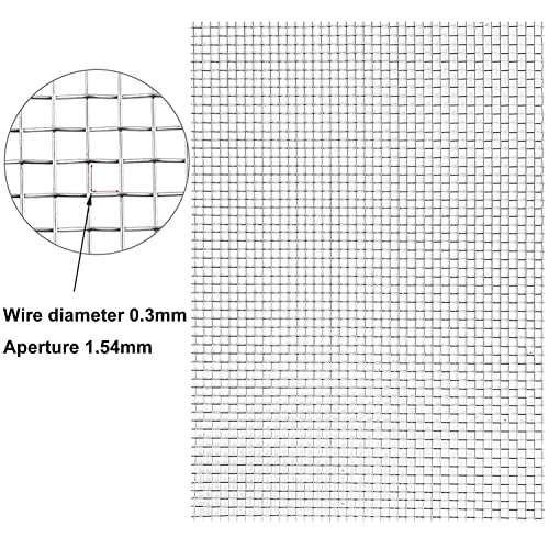 Grille d'aération en fil tissé robuste et acier inoxydable pour moustiquaire - 2