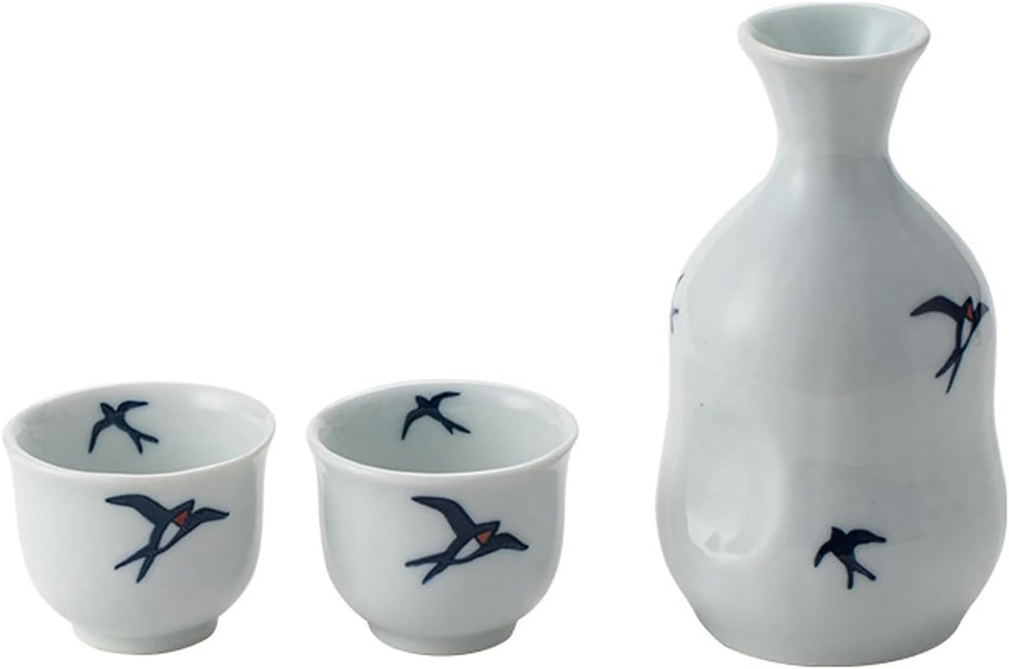 Minimalist and Personalized Wine Set, Japanese Home Creative Wine Pot and Glass - Feiyan Wine Set, One Pot and Two Cups