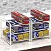 Simple Houseware Kitchen Box Organizer Wrap Rack Foil Holder, White, Set of 2
