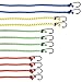 PRETEX 12er-Set Universal-Gepäckspanner mit Haken, in 4 Längen, Mehrfarbig, extra stark - Spanngurte, Spanngummi, Expander (Mehrfarbig)