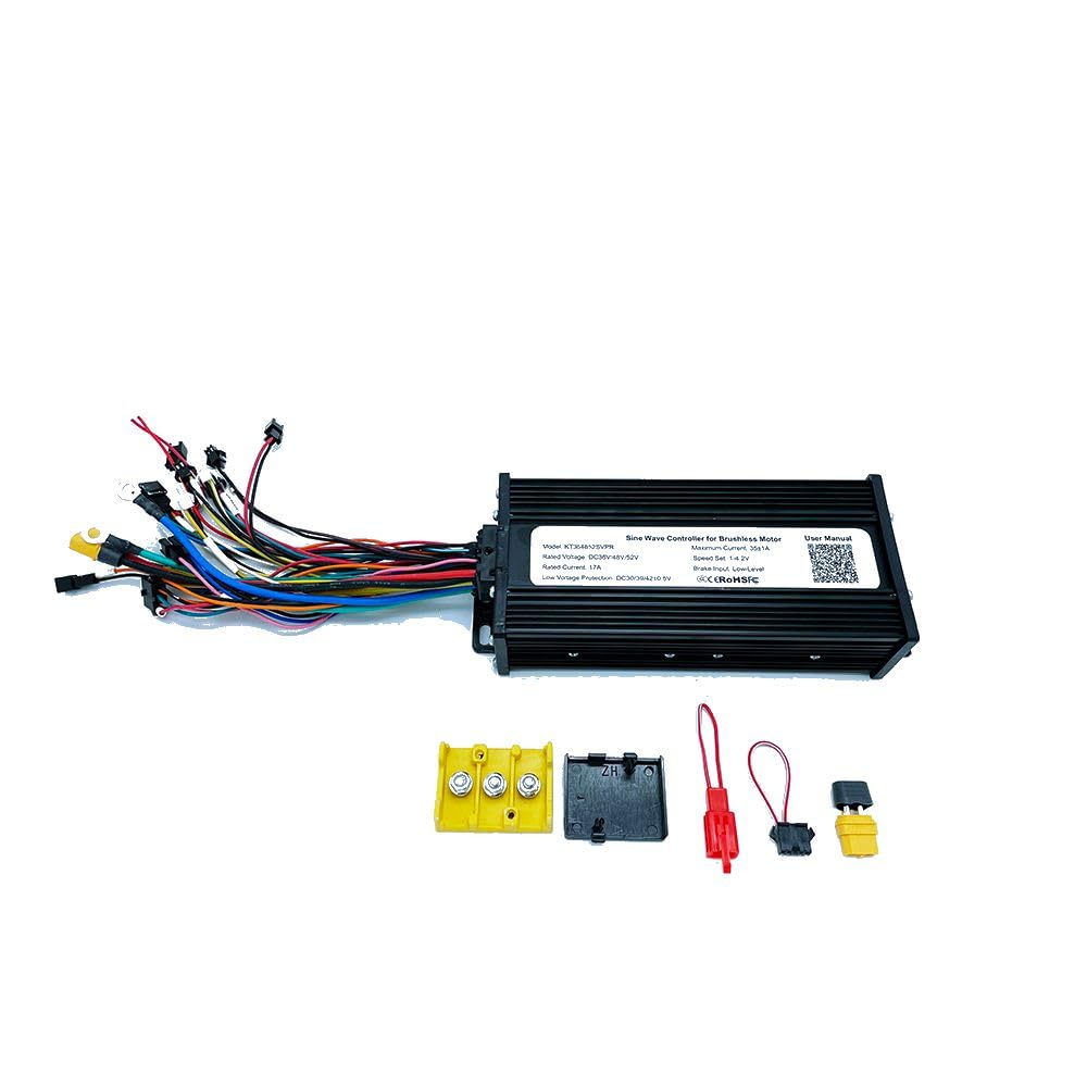 Fiets Controller, 36V 48V 52V 45A Sinus Drie Mode Borstelloze