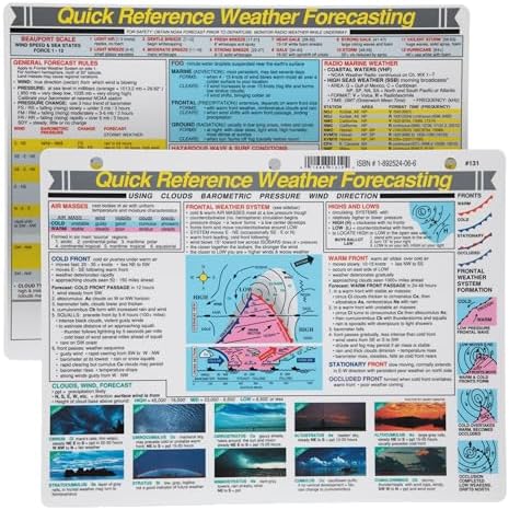 Davis Instruments Weather Forecasting Quick Reference Card by Davis Instruments