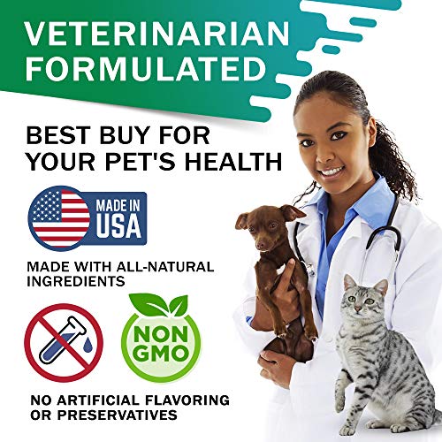 Liver Support Supplement For Dogs & Cats - Milk Thistle Liver Support - Canine Hepatic Care - Cat & Dog Liver Cleanse - Max Effect Liquid Drops #TOP4