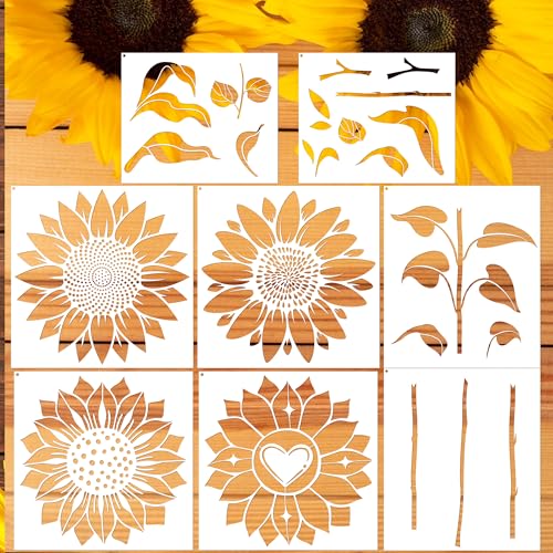 Large Flower Stencils for Painting