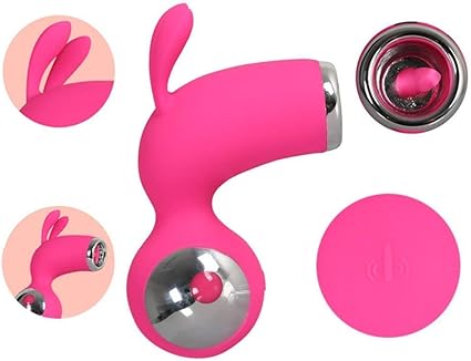 ZJG Clítoris Vibrador Coño Lamiendo Juguete Oreja de Conejo ...