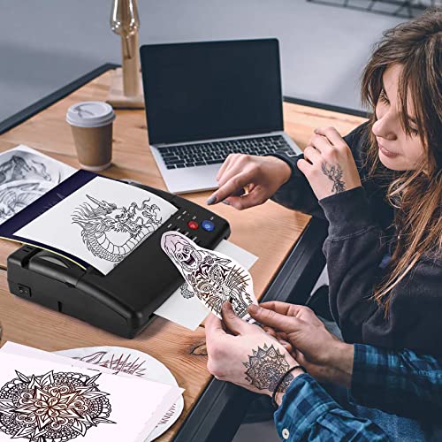 Tattoo Transfer Stencil Machine Copier Printer with 20pcs Free Tattoo Stencil Transfer Paper Tattoo Transfer Stencil Machine