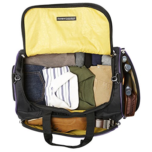 Travelpro Tpro Bold 20 - InchSoft Duffel Bag, Black/Purple