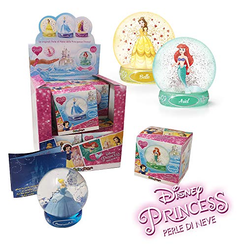 Sbabam- Disney Snow Globe-Pack con 2 Principesse con Braccialetti Magici, 056-19