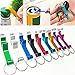 MTOMDY 200pc Colored Aluminum Bottle Opener Keychain, Claw Beverage Opener for Kitchen/Wedding/Bar/Party