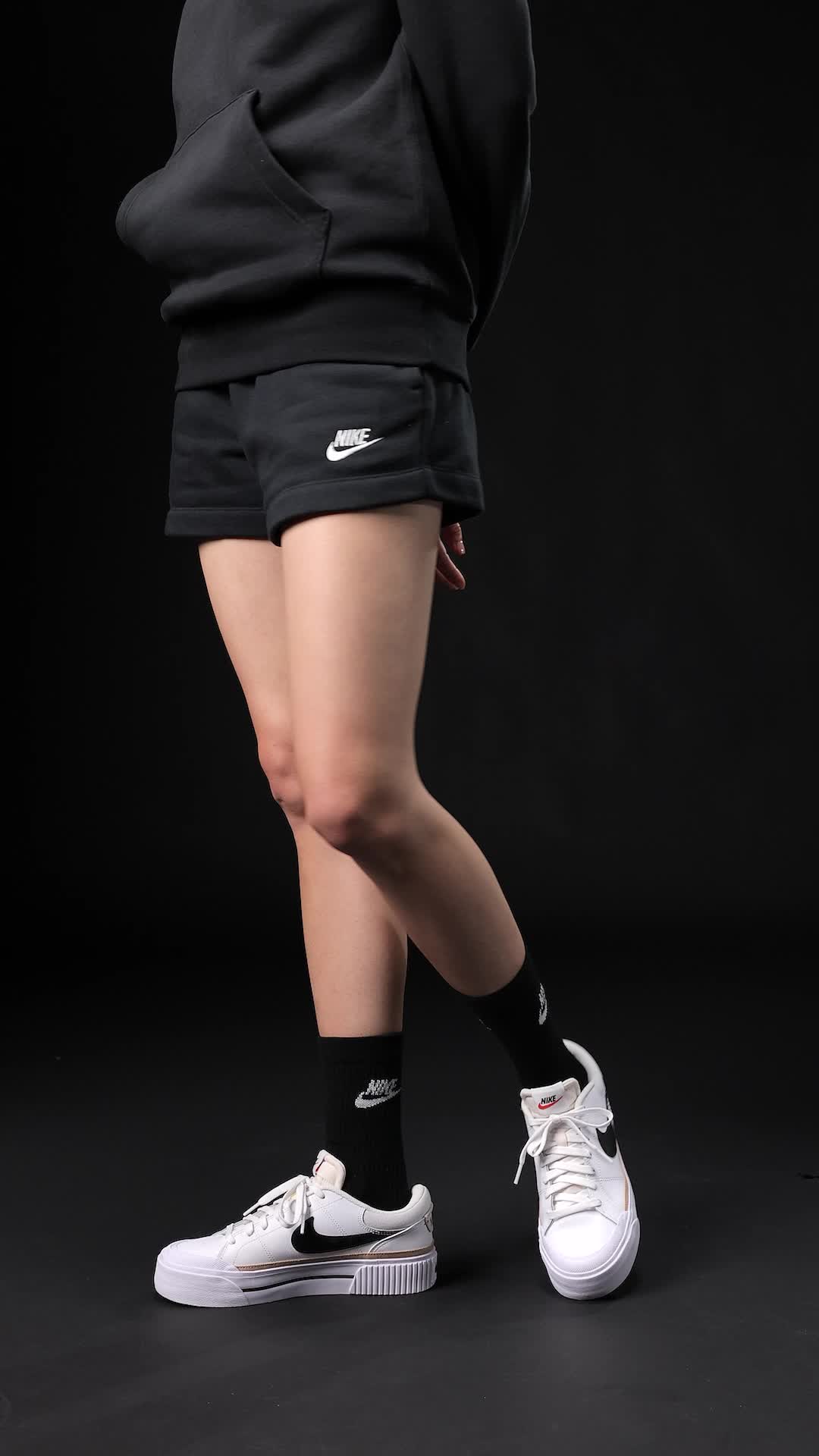 Amazon.com | Nike Women's Court Legacy Lift Shoes, White/Black