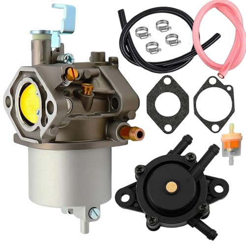 FE290 Carburetor+Fuel Pump for Golf Cart Club Car DS & Precedent Turf Carryall FE290 Engines Carb 1018056-01 101805601 1019056-01 101905601 1016438 1016439 1016440 1016441 1016478 17561,1998-UP Carbur