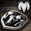 2009-18 RAM Lighted Grille Emblem, Chrome