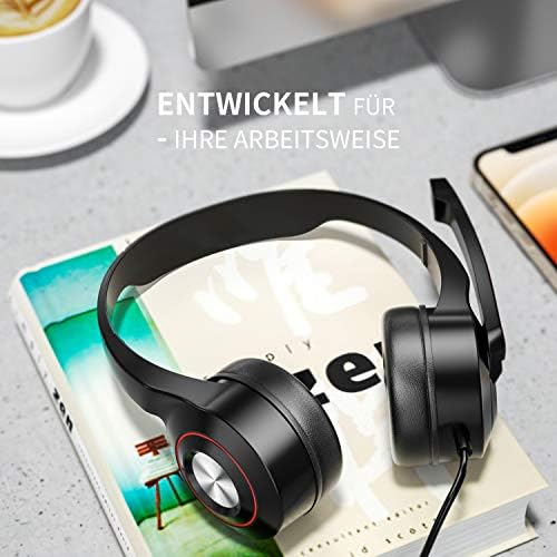 Newaner PC Headset, USB/3.5mm jack 