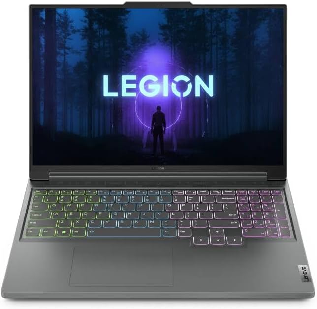 Lenovo Legion Slim 5 i7-13700H 16 inch WQXGA Laptop IPS 240 Hz 32GB Ram 1TB SSD NVIDIA RTX 4070 8 GB GDDR6 Graphics Windows 11 Home Backlit Keyboard Grey - 82YA00EKUK