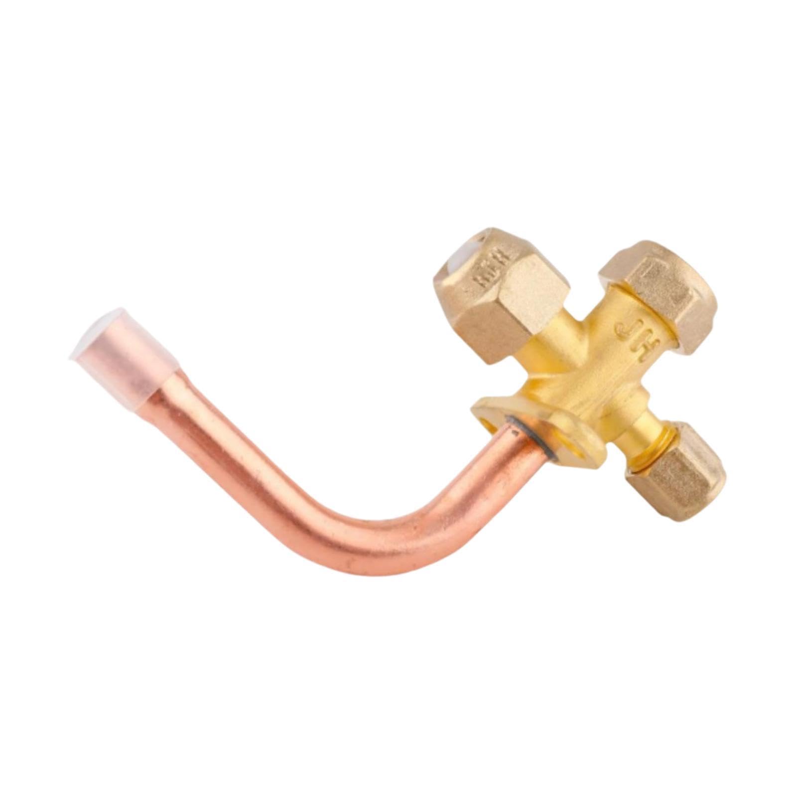 Sharplace Vanne d'arrêt de climatiseur, vanne d'arrêt, Facile à Installer, Accessoire de réfrigération, pièce de Rechange pour climatiseur, raccord, 16mm