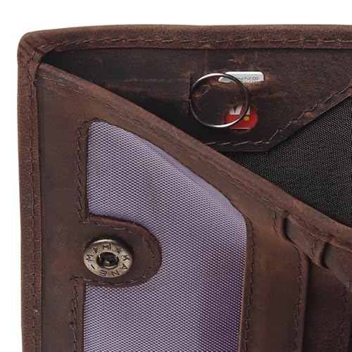 Image of TANSTITCH Men Leather Slim Wallet || Small, Minimalist & Thin Wallet || RFID Protected || Front Pocket Carry, Black