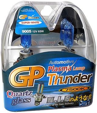 GP Xtreme 9005 HB3 7500K 65W Xenon White Quartz Glass Bulbs for Headlamp - Fog Light -High Beam - Low Beam SGP75K-05